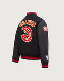 Pro Standard NBA Atlanta Hawks Retro Classic Rib Wool Varsity Jacket