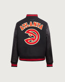 Pro Standard NBA Atlanta Hawks Retro Classic Rib Wool Varsity Jacket