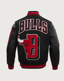 Pro Standard NBA Chicago Bulls Mashup Rib Wool Varsity Jacket