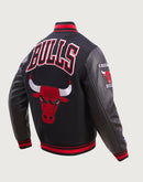 Pro Standard NBA Chicago Bulls Retro Classic Rib Wool Varsity Jacket