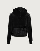 Pro Standard NBA Chicago Bulls Triple Black Velour Zip Hoodie