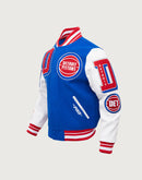 Pro Standard NBA Detroit Pistons Mashup Rib Wool Varsity Jacket