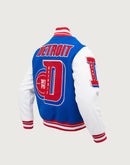Pro Standard NBA Detroit Pistons Mashup Rib Wool Varsity Jacket