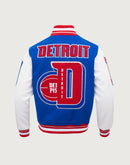 Pro Standard NBA Detroit Pistons Mashup Rib Wool Varsity Jacket