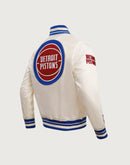 Pro Standard NBA Detroit Pistons Retro Classic Rib Satin Jacket