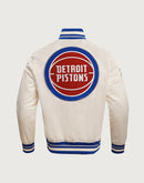 Pro Standard NBA Detroit Pistons Retro Classic Rib Satin Jacket