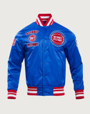 Pro Standard NBA Detroit Pistons Retro Classic Rib Satin Jacket