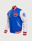 Pro Standard NBA Detroit Pistons Retro Classic Rib Wool Varsity Jacket