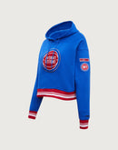Pro Standard NBA Detroit Pistons Retro Classic Rib Cropped Hoodie