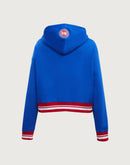 Pro Standard NBA Detroit Pistons Retro Classic Rib Cropped Hoodie