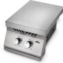 Built-in 500 Series Inline Dual Range Top Burner, Stainless Steel Cover