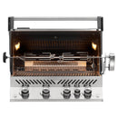 Built-in Prestige PRO™ 500 Natural Gas Grill Head with Infrared Rear Burner, Stainless  Steel