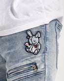 BKYS Lucky Charm Moto Jeans