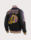 Pro Standard NBA Los Angeles Lakers Mashup Rib Wool Varsity Jacket