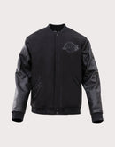 Pro Standard Los Angeles Lakers Triple Black Varsity Jacket