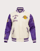 Pro Standard NBA Los Angeles Lakers Retro Classic Rib Wool Varsity Jacket