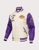 Pro Standard NBA Los Angeles Lakers Retro Classic Rib Wool Varsity Jacket