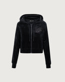 Pro Standard NBA Los Angeles Lakers Triple Black Velour Zip Hoodie
