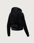 Pro Standard NBA Los Angeles Lakers Triple Black Velour Zip Hoodie