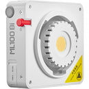 Godox ML100Bi Bi-Color Portable LED Light (36° Lens & Power Bank Holder Kit)