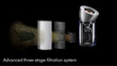 Dyson Air Purifier Cool Big+Quiet Formaldehyde BP03 Tower in Bright Nickel/Prussian Blue