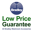 Bradley - S53-3700-RT5-PC - Touchless Counter Mounted Sensor Faucet, .5 GPM, Polished Chrome, Zen Series