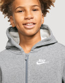 Nike Club Fleece Full-Zip Hoodie Grade-School