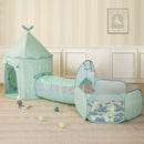 Tiny Land® Adventure 3-in-1 Play Tunnel  & Ocean Ball Set - Green