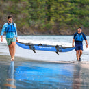Inflatable 2-Person Kayak Set With Aluminium Oars and Repair Kit-Blue
