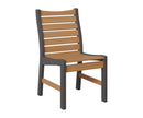 Berlin Gardens, Bristol Dining Chair, Smoke Gray on Natural Teak