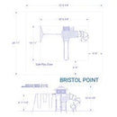 Backyard Discovery Bristol Point Cedar Swing Set/Playset(Assembled)
