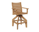 Berlin Gardens, Bristol Swivel Bar Chair, Natural Teak