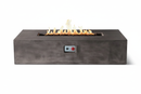 PyroMania Fire - Brut 60 Rectangle Concrete Fire Pit Table
