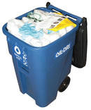 Oil-Dri Oil Only/Petroleum Portable Spill Kit, 50 gal. Wheeled Bin - L90350