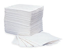 Oil-Dri 19" x 15" Light Absorbent Pad for Oil Only / Petroleum, White; PK200 - L90851