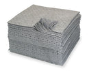 Oil-Dri 19" x 15" Medium Absorbent Pad for Universal / Maintenance, Gray; PK100 - L91001
