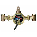 Leonard 1 in FNPT Inlet Type Steam and Water Mixing Valve, Lead Free Rough Bronze, 32 gpm - TMS-80-RF