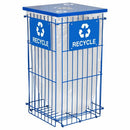 Ex-Cell Kaiser Clean Grid heavy duty, collapsible outdoor grid receptacle for Cans/Bottles - RGU-1836CRBL