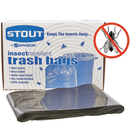 Envision Insect-Repellent Trash Bags, 55 Gal, 2 Mil, 37" X 52", Black, 65/Box - STOP3752K20