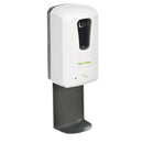 Alpine Automatic Hands-Free Liquid Hand Sanitizer/Soap Dispenser with Drip Tray, 1200 mL, White - 430-S-T