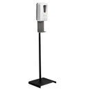 Alpine Automatic Hands-Free Liquid Hand Sanitizer/Soap Dispenser with Floor Stand, 1200 mL, White - 430-S-S