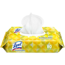Lysol Disinfecting Wipes, Lemon, 80 Wipes/Pack