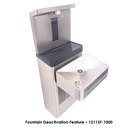 Haws 1211SF Stainless Steel Wall Mount ADA Water Cooler, Electronic Valve, Pushbar Assembly & Bubbler Deactivation w Sensor Operated Bottle Filler