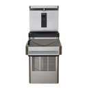 Haws 1211SF Stainless Steel Wall Mount ADA Water Cooler, Electronic Valve, Pushbar Assembly & Bubbler Deactivation w Sensor Operated Bottle Filler