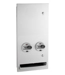 Bobrick B-37063C Napkin / Tampon Vendor, Free Vend Operation