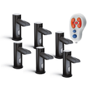 ASI 0393-6-1AC-41 EZ FILL - Top Fill, Multi-Feed FOAM Soap Dispenser (AC) Matte Black (6 Pack +Remote Control)
