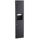 Bobrick 38034.MBLK Matte Black Towel And Waste-4" (102Mm) Depth