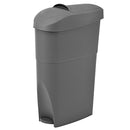 Alpine Step-On Sanitary Napkin Receptacle, 19 Qt. Gray - ALP451-19-GRY