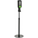 Alpine Automatic Hands-Free Liquid/Gel Hand Sanitizer/Soap Dispenser with Floor Stand, 1200 mL, Black - ALP430-L-S-BLK