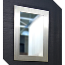 Meek Mirrors 3" Contemporary Wide Face SS Framed Mirror 24" X 36" - M1260-3 2436